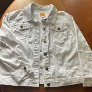 Ruby Rd white Jean jacket size 14
